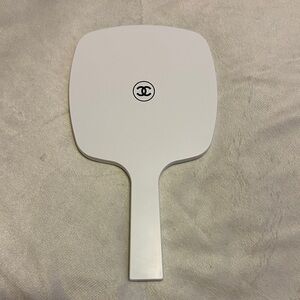 CHANEL Classic White Handled Mirror